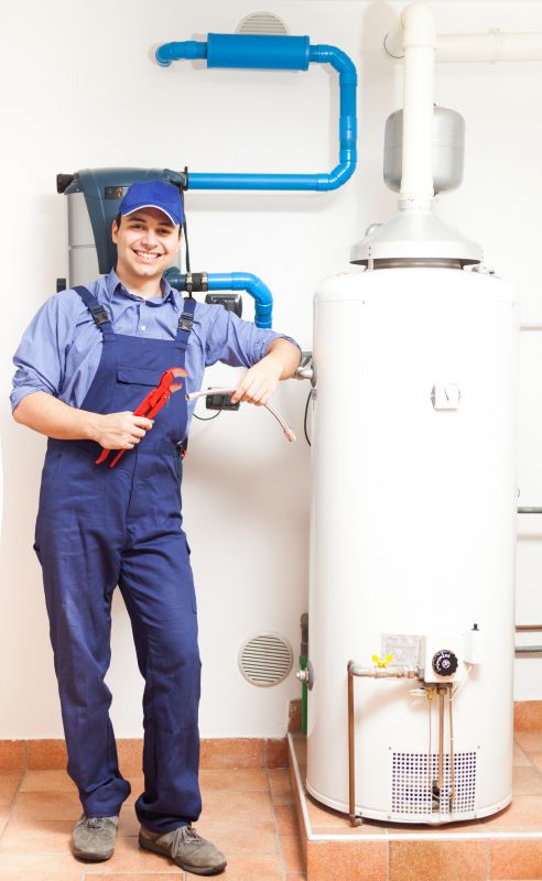 Operational Water Heater